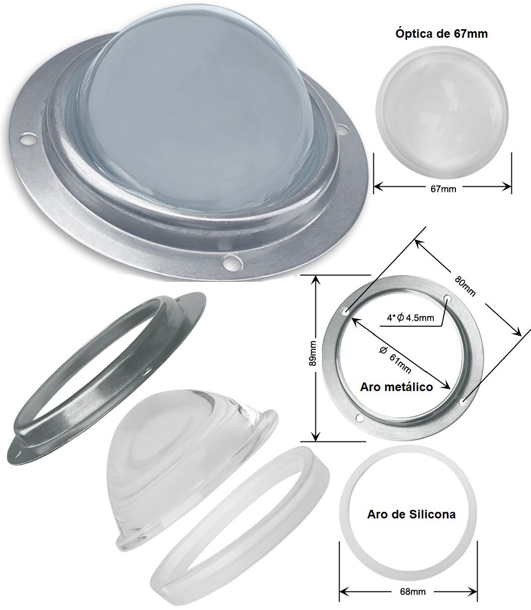 Aro Optica 67mm y aro